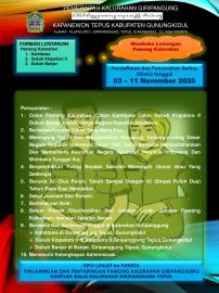 Pengumuman Penjaringan dan Penyaringan Pamong